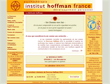 Tablet Screenshot of institut-hoffman.com